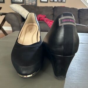 Cole Haan Black Wedges